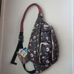 Kavu Mini Rope Puff Pressed Flowers sling crossbody